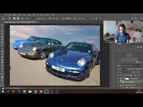 Getting Started with Adobe Photoshop 2018. Making a DVD cover. Replace background. Tutorial 4.