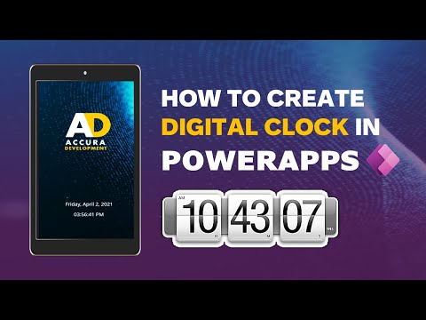 Digital Timer Clock in Power Apps | Tutorial