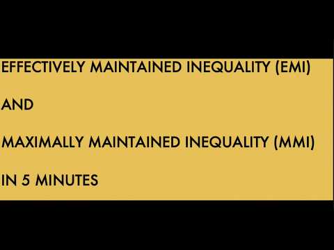 How Higher Education Reproduces Inequality (the hypothesis of EMI and MMI)