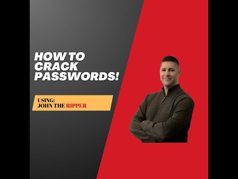 How To Crack Passwords Using John The Ripper Tutorial