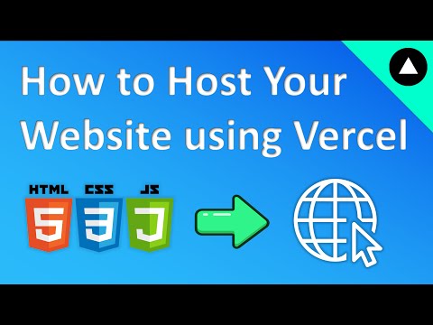 How to Host Your Website using Vercel | Host Your Website for Free