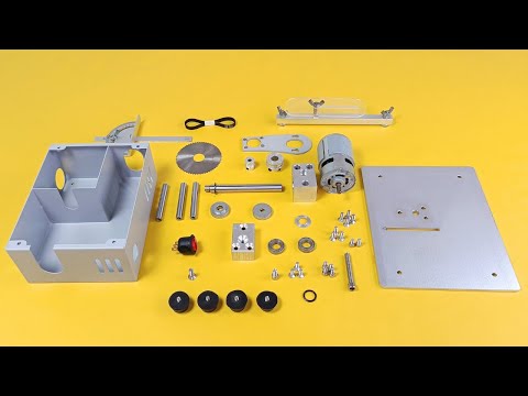 Build a Table Saw in less than 10 minutes using a 775 DC motor