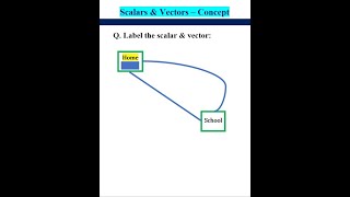 Scalars & Vectors - Basic Concept #shorts #maths #scalars #vectors