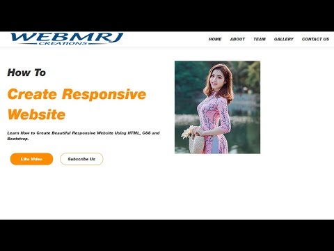 How To Create Full Website Using HTML CSS & Bootstrap | Full Responsive Website Tutorial