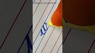 How to join the cursive letter "wr" | Learn cursive a to z step by step in four line | #shorts