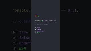 Javascript guess the output? #JavaScript#CodingChallenge#WebDev #ProgrammingQuiz #CodeLogic  #coding