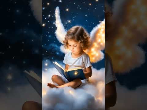 Heavenly Angel Reading in the Clouds ✨📖 | A Magical & Serene Moment #angeltheseries #reels