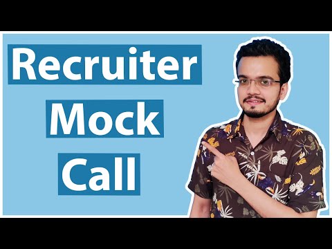 Recruiter Calling a Candidate | Sample Mock Calls | Excel Sheet Entry | Recruiter Training