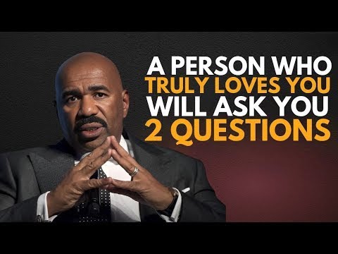 If They Ask You THESE 2 QUESTIONS… They Really Love You 💔 | Steve Harvey Motivation