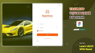 Cars Website Login page UIUX design. Figma Web UI UX - UI Rasel