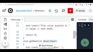 Advanced Programming Concepts using C++ - Pass By Reference
