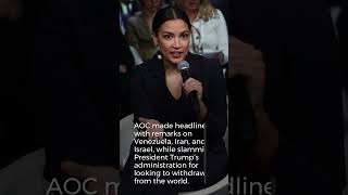 JD Vance Blasts AOC’s Foreign Policy Comments — ‘Doesn’t Know What She Thinks
