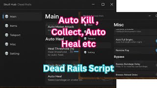 Best Dead Rails Alpha Script No KEY (Kill Aura, Bring ITEMS, INF money)