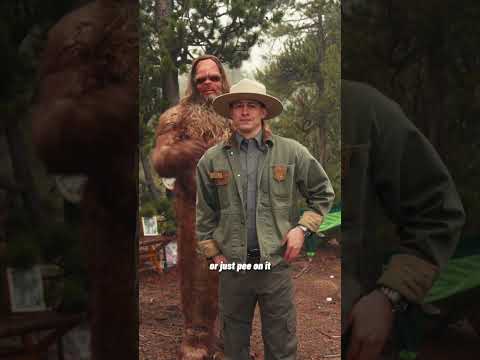 Park Ranger Jeff and Bigfoot give you survival tips: PEE FIXES EVERYTHING