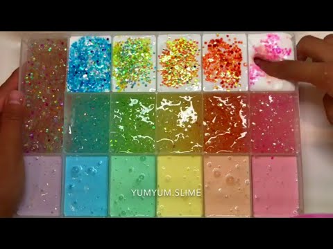SLIME PALETTE 2ND Compilation! Satisfying Slime ASMR