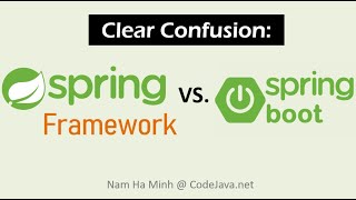 Clear Confusion: Spring Framework vs Spring Boot Differences