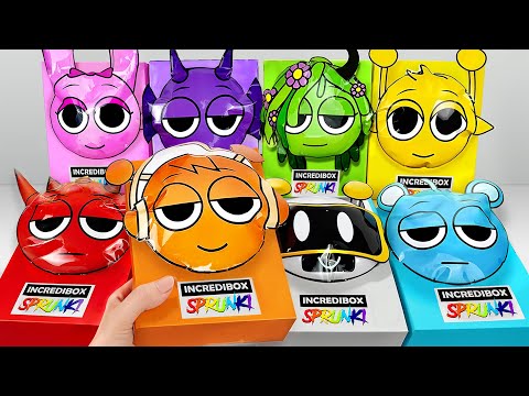 Paper DIY💖 Unboxing INCREDIBOX SPRUNKI Blind Box 3AM, How to make BRAINROT Blind Box | Tana Cube DIY