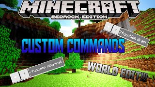 CUSTOM COMMANDS IN MINECRAFT!!! ||