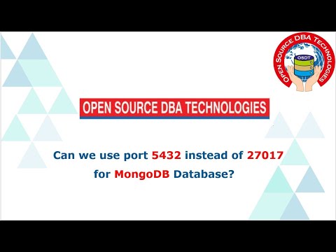 Can we use port 5432 instead of 27017 for MongoDB database?
