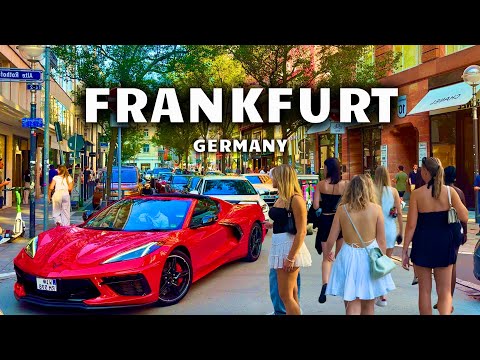 Exploring Frankfurt in Stunning 4K HDR | A Walk Through Germany's Dynamic Metropolis