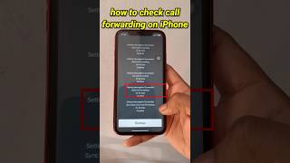 how to check call forwarding on iPhone #iPhoneTips #CallForwarding #iPhoneGuide #TechTips #HowTo"