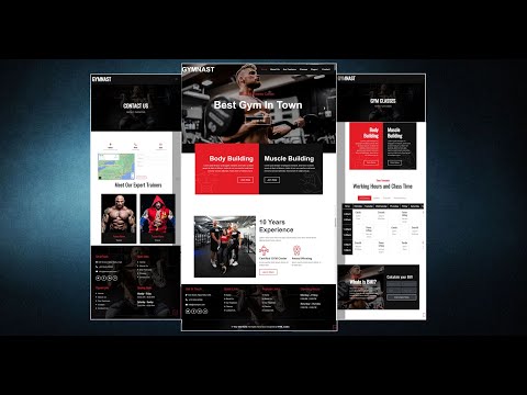 Step-by-Step: Creating a Professional Gym Website using HTML & CSS