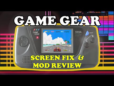 1990 Sega Game Gear Future Proofing and Mod Review