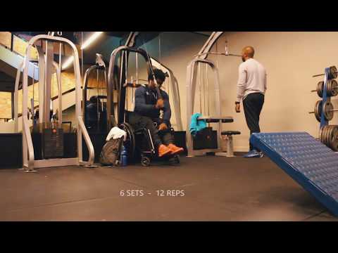 My Paraplegic Chest & Tricep Workout