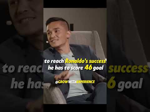 Sunil Chhetri on CR7🐐#youtube #shorts #shortsvideo #football