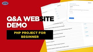Q&A Website Demo | Ask & Answer Platform Using PHP, Bootstrap, HTML & CSS | @codestepbystep