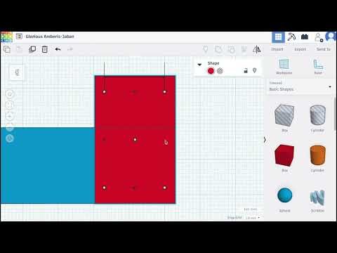 3D Paper Cutout Model: 3D Models with TinkerCAD (Part 1/2)