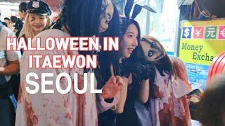 [4K]2022Halloween in Itaewon-Itaewon club street at Halloween party