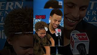Riley Curry now can assist her dad! Time flies 😭 #nba #stephencurry #basketball #shorts