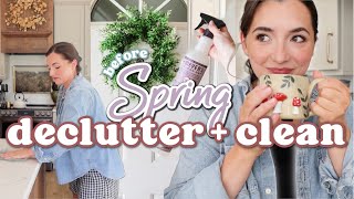 🌱TOTAL HOME REFRESH! declutter + clean w/me before SPRING 🌸 Realistic HOMEMAKING MOTIVATION