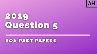Advanced Higher Physics | SQA Past Papers | 2019 | Q5