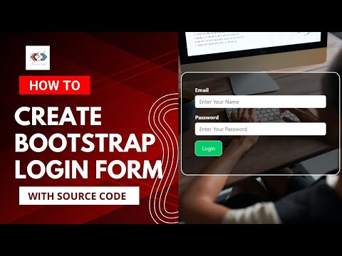 How to make Bootstrap Login form - with source code