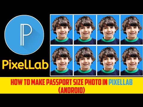 How to make passport size photo in PixelLab (Android)