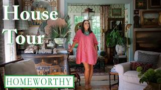 HOUSE TOUR | This Southern Maximalist Home Is Bursting with Plaid, Pattern & Personality