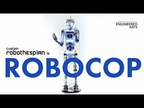 Custom RoboThespian: Robocop