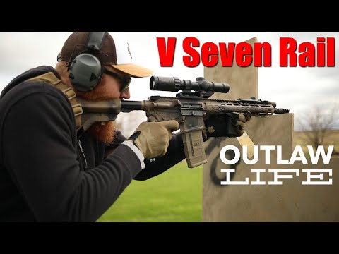 V Seven Systems Hyperlight Rail: The Lightest AR-15 Rail 4.6 Oz.