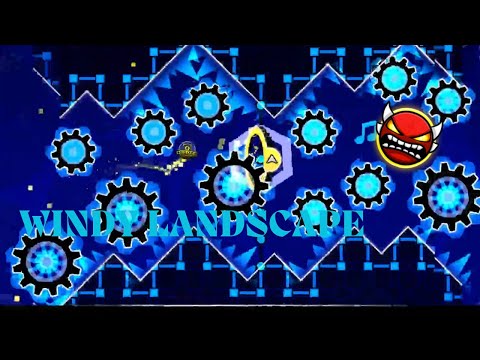 Geometry Dash Windy Landscape 100% by Woogi1411 (MY SECOND INSANE DEMON)