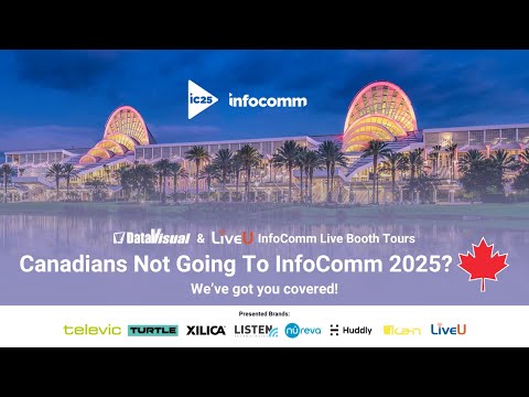 Huddly - DataVisual & LiveU InfoComm Live Booth Tours
