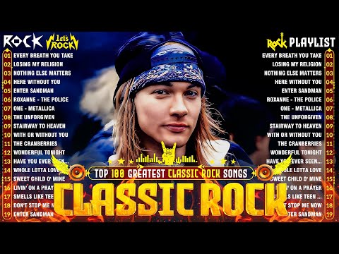 🎶Classic Rock Playlist 70s 80s🔥Guns N' Roses, Nirvana, Bon Jovi, AC/DC, Queen, Aerosmith, Scorpions🎸