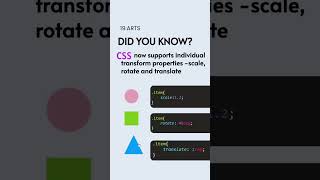 Css properties for circle, square and triang ..! #css #html5