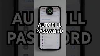 iPhone How To Save Password For Autofill
