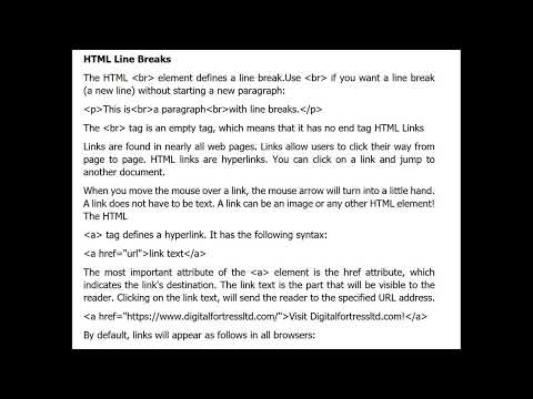 HTML Horizontal Rule