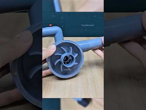 Smart DIY: Portable Blower from PVC Pipe and Old Motor!