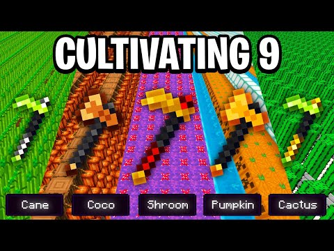 I Upgraded ALL Farming tools to Cultivating 9! (Hypixel Skyblock)