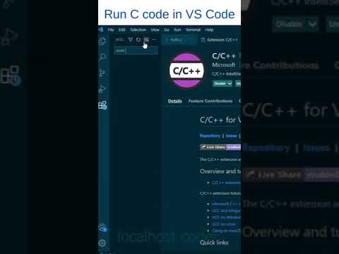 Run C Code in VS Code.