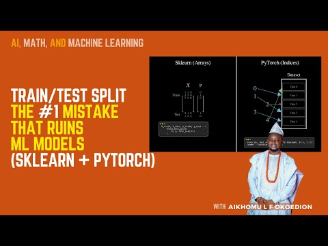 Train/Test Split: The #1 Mistake That Ruins ML Models (Sklearn + PyTorch)